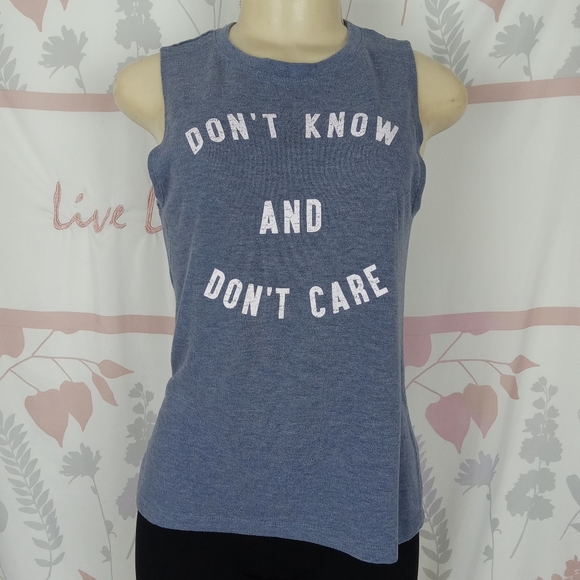 ModernLux sleeveless blue top Size Small - Picture 1 of 7